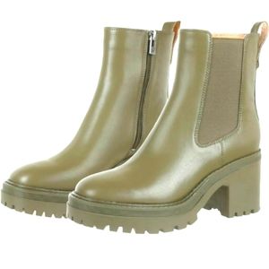 🔥FINAL PRICE DROP🔥LIKE NEW SAM & LIBBY GREEN MOSS CHELSEA BOOTIE SZ 9